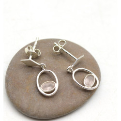 Mini boucle d'oreille argent -  Mosaik bijoux indiens