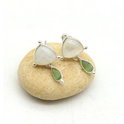 Puce d'oreille argent...