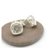 clou d'oreille quartz - Mosaik bijoux indiens