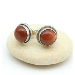 clou d'oreille argent rond...
