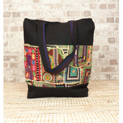 Sac bohème coloré brodé -...
