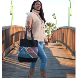 Sac cabas bohème -  Mosaik bijoux indiens