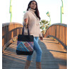 Sac cabas bohème -  Mosaik bijoux indiens
