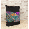 Sac noir brodé ethnique -  Mosaik bijoux indiens