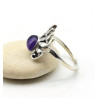 Bague améthyste argent - Mosaik bijoux indiens