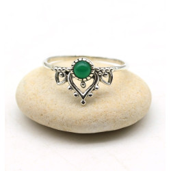 Bague argent fine pierre...