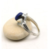 Bague lapis lazuli bohème - Mosaik bijoux indiens
