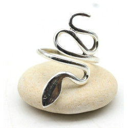 Bague fine serpent - Mosaik...