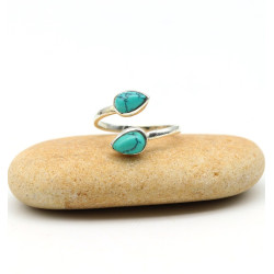 Bague de pied argent...