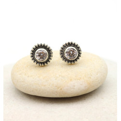 Petit clou d'oreille argent...