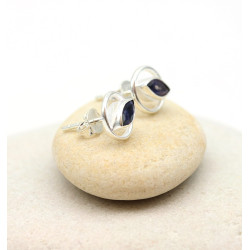 Puce d'oreille femme argent...