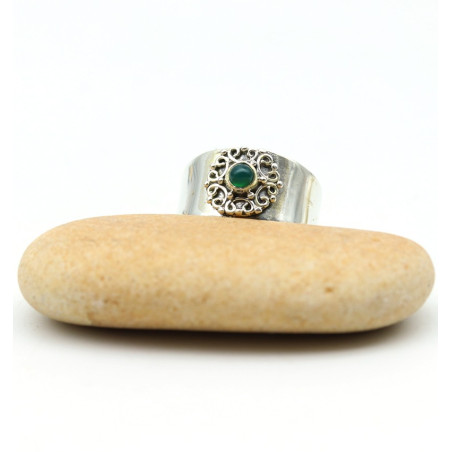Bague de pied argent épaisse - Mosaik bijoux indiens