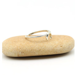 Bague de pied argent fine...