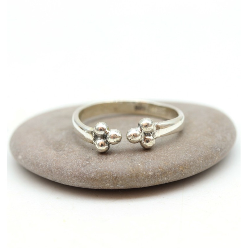 Bague d'orteil argent fine - Mosaik bijoux indiens