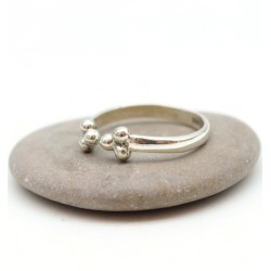 Bague de pied argent...