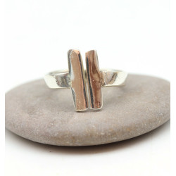 Bague de pied argent -...