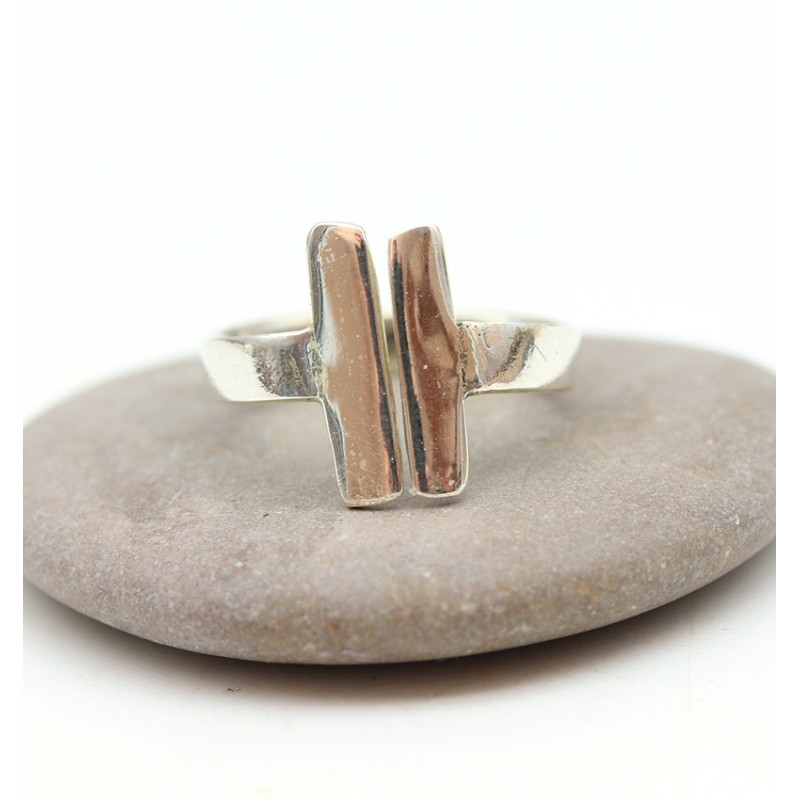 Bague de pied argent - Mosaik bijoux indiens