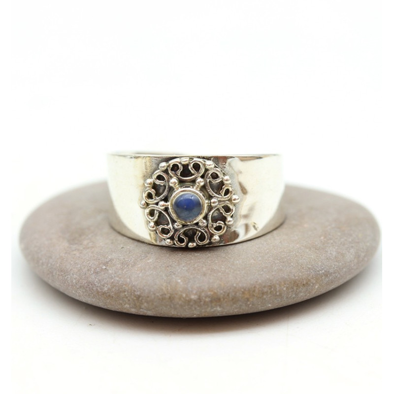 Bague de pied épaisse argent - Mosaik bijoux indiens