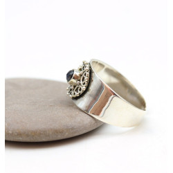 Bague de phalange argent...