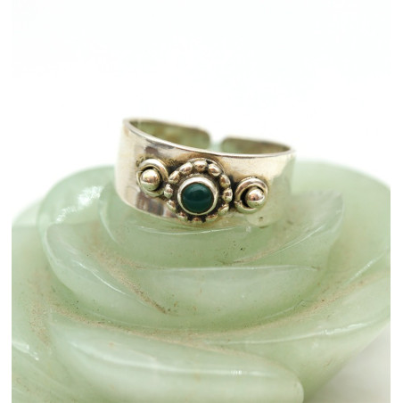 Bague d'orteil argent réglable - Mosaik bijoux indiens