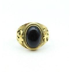 Bague homme laiton pierre...