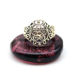Bague argent indienne -...