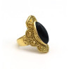 Bague allongée ethnique - Mosaik bijoux indiens