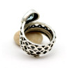 Bague topaze bleue argent - Mosaik bijoux indiens