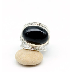 Bague argent indienne ethnique - Mosaik bijoux indiens