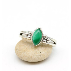 Bague argent fine pierre...