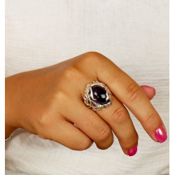 Bague argent grosse...