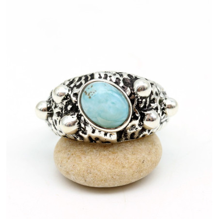 Bague argent style baroque -  Mosaik bijoux indiens