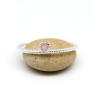Bague fine argent pierre rose - Mosaik bijoux indiens