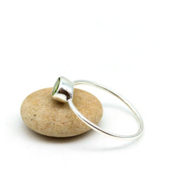 Bague argent péridot - Mosaik bijoux indiens