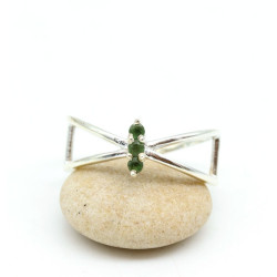 Bague argent et aventurine...