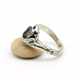 Bague argent ethnique indienne - Mosaik bijoux indiens
