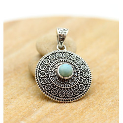 Pendentif travaillé argent...