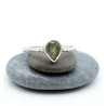 Bague fine argent pierre naturelle - Mosaik bijoux indiens