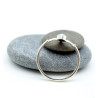 Bague violette en argent - Mosaik bijoux indiens