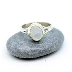 Bague argent pierre de lune...
