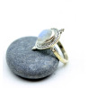 Bague argent ethnique - Mosaik bijoux indiens