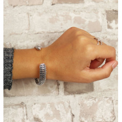 Jonc indien tressé bohème - Mosaik bijoux indiens