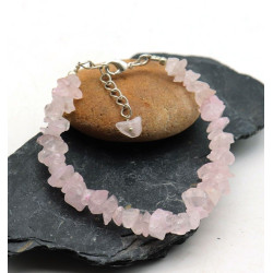 bracelet quartz rose...