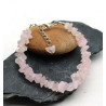bracelet quartz rose concassé - Mosaik bjoux indiens