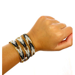 Bracelet bohème en perle -...