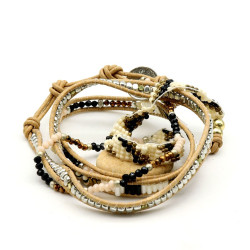 Bracelet hippie en perle -...