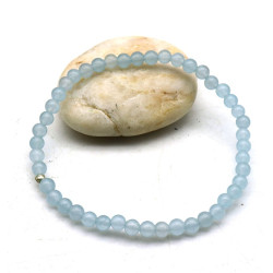 Bracelets calcedoine 4mm -...
