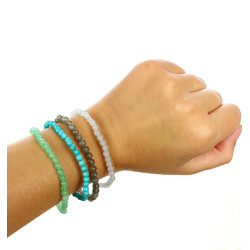 Bracelet pierre calcedoine...
