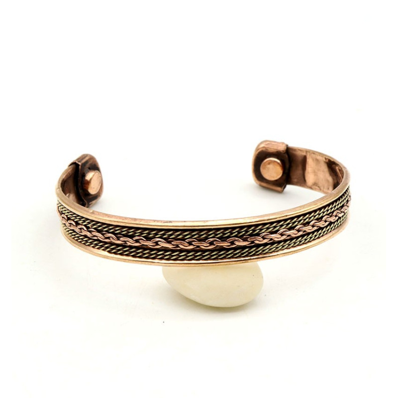 Bracelet cuivré magnétique - Mosaik bijoux indiens Bracelet cuivré magnétique - Mosaik bijoux indiens