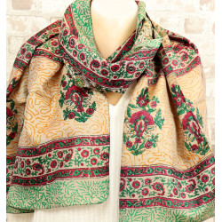 Foulard soie bohème -...